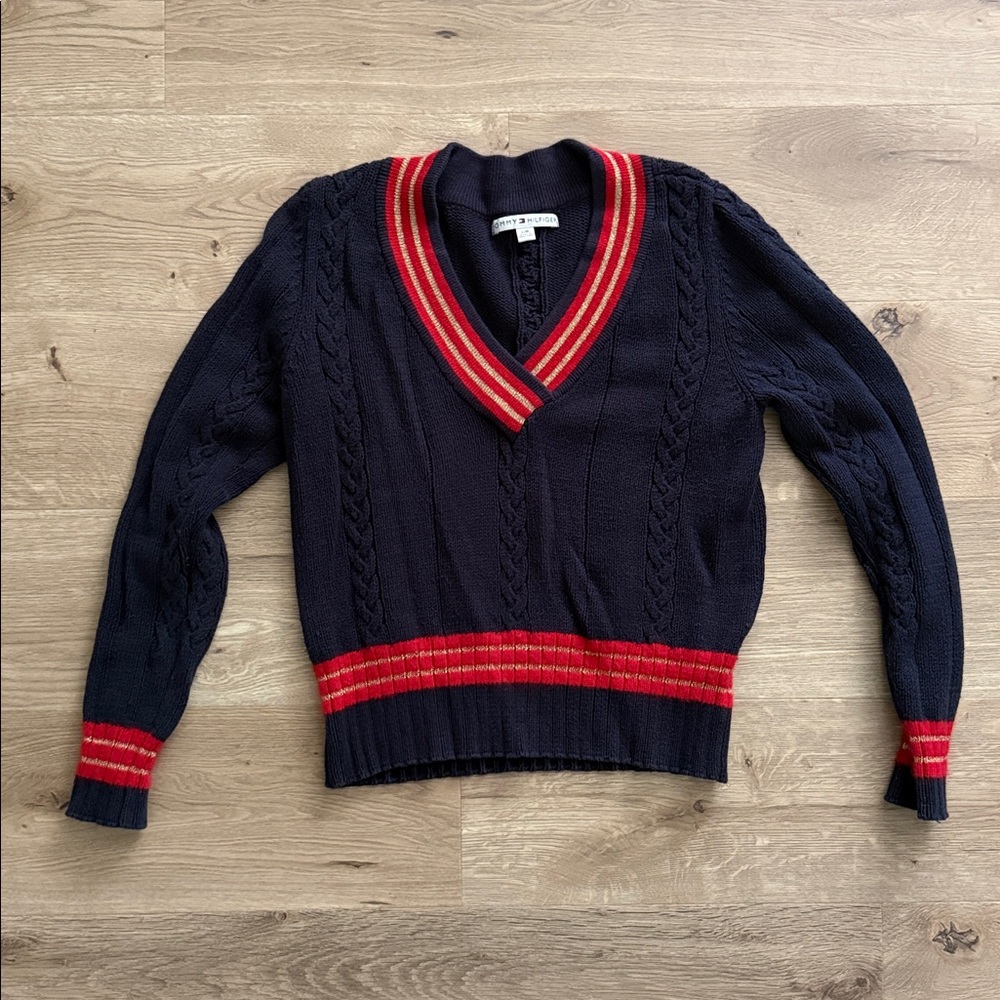 Tommy Hilfiger Navy Knit Sweater